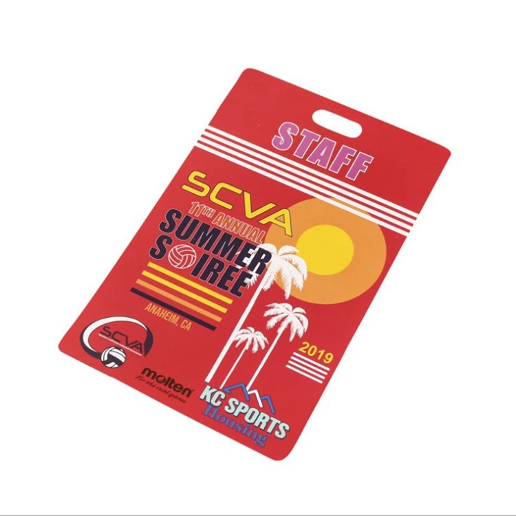 Customized by the manufacturer PP material elevator tag PP plastic card baby stroller tag can be designed free of charge