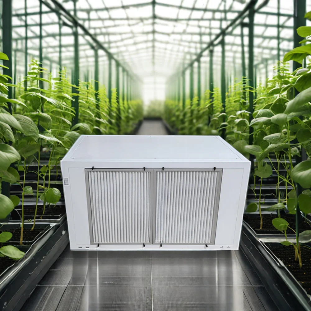 TOJJE High Efficiency  Energy Saving Compressor-Based 500P/D Ceiling Dehumidifier For Grow Room Greenhouse Hydroponics Room Hemp