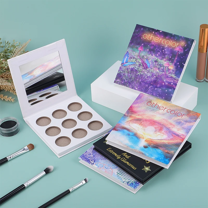 Halloween Makeup Custom Logo 9 Colors Eye Shadow Palette Vegan Eye Shadow High Pigment Halloween Eyeshadow Palette