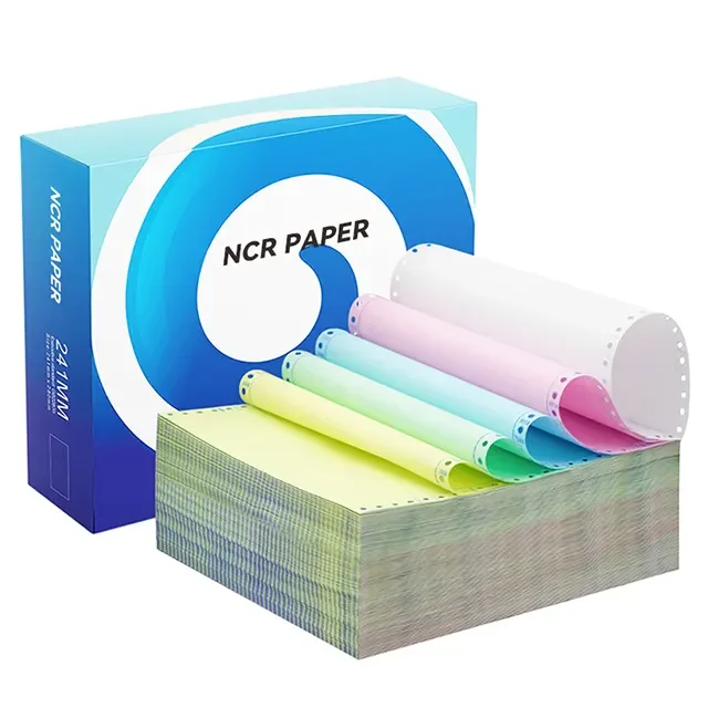 52g White Pink Yellow Blue Green NCR Paper Carbonless CFB Paper/CF Paper/CB Paper
