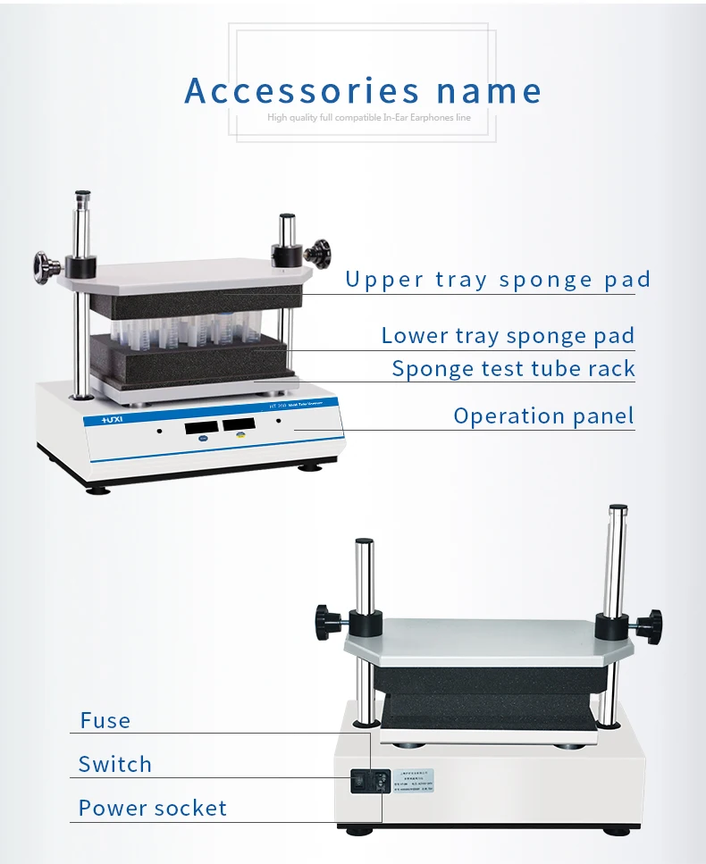 HUXI  Professional Bottle Multi-Tube Vortex Mixer  Manufacturers