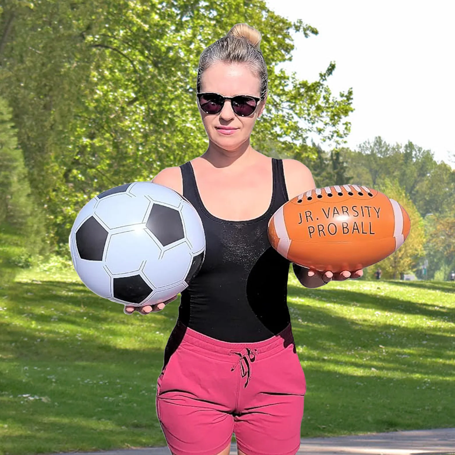 Sports Themed Inflatable Sports Balls Baseball Football Soccer Ball And Basketball For Kids  Beach Games Toys