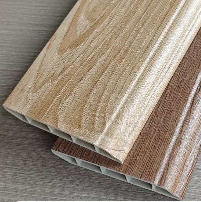 Wall decor pvc marble skirting board decorative baseboard