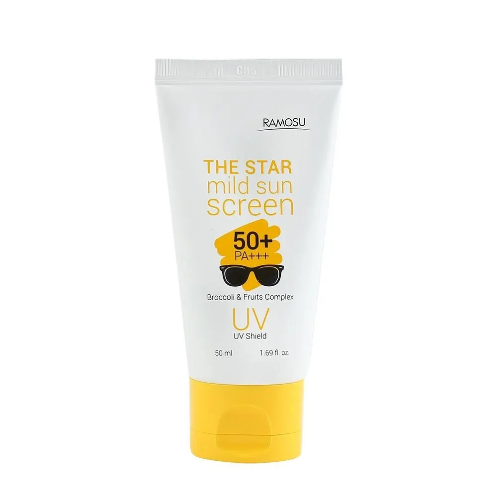 Korean Sun Cream For Face Care Ramosu The Star Mild Sunscreen (SPF50+ PA+++)