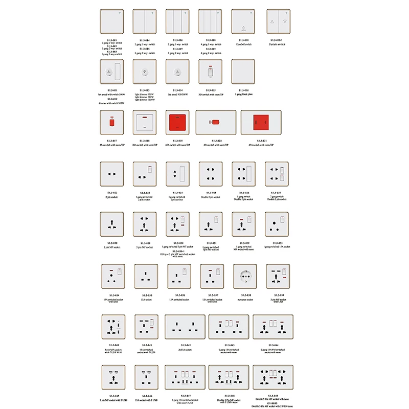 W13 plating frame smart switch wifi uk wholesale wifi electrical plugs sockets smart ultrathin wall switches