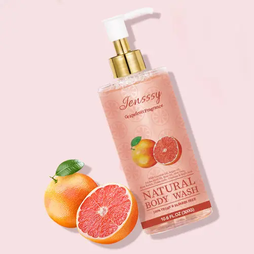 Shower Gel Vegan Body Wash 300g Natural Fragance Bath Gel Wholesale Nourishing Foaming Gel Aloe Vera Chocolate Lavender Rose