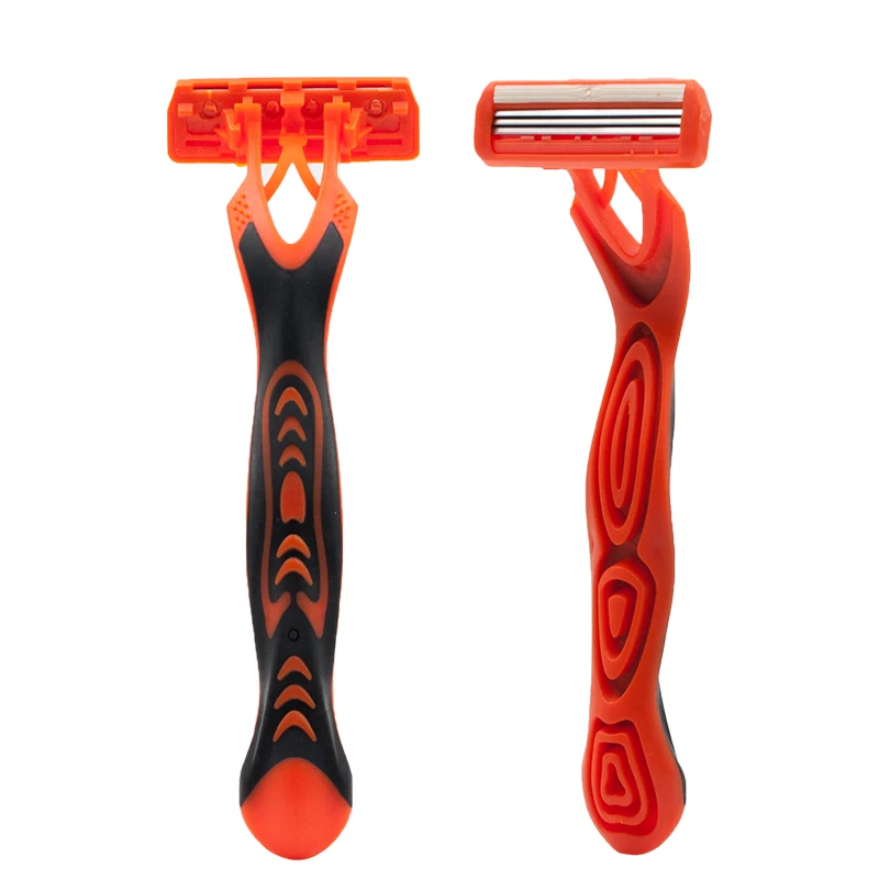 Простой дизайн, тройные лезвия, бритва, безопасная бритва для использования в отеле