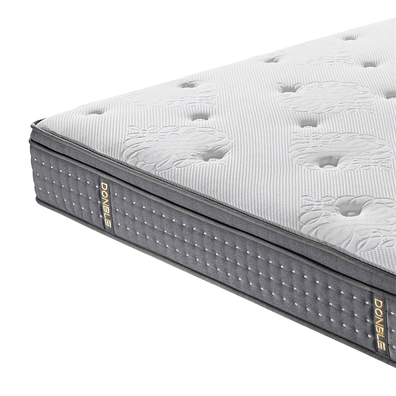 Euro Top Luxury Hotel Mattress King Queen Size Hypo-Allergenic Memory Foam Pocket Spring Mattress For Apartment Dormitory Hotel