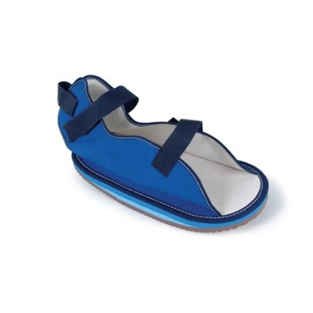 medical op shoe canvas rocker bottom cast shoe