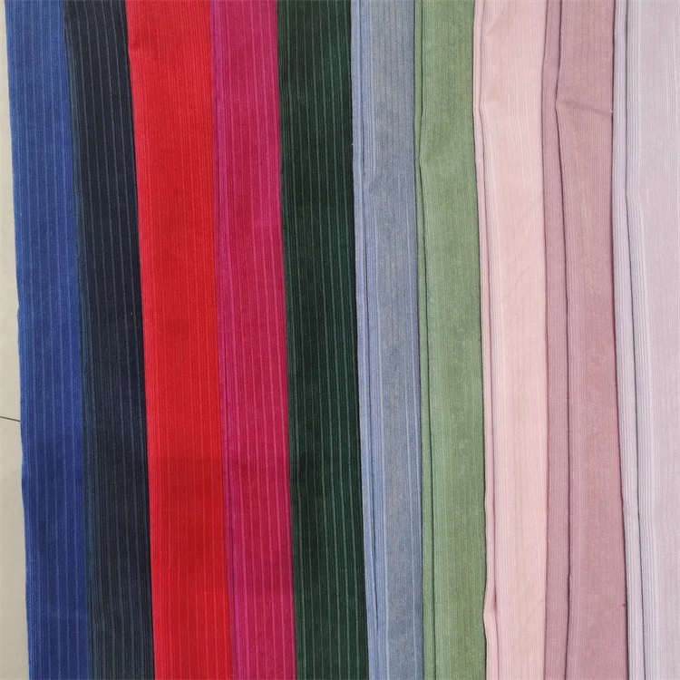 Высококачественная эластичная Вельветовая ткань из нейлона полиэстера 16 уэльсов 200 г/кв. М для одежды