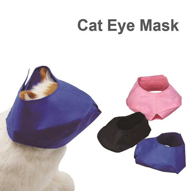 Cat eye mask cat bath cleaning nail  surgery soothing mood eye mask spot M