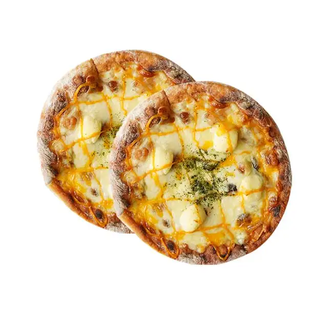 Delicious Home Food Frozen Cheese Pizza Made in Korea Bulpane firepot pizza is delicious and dough is hand spread