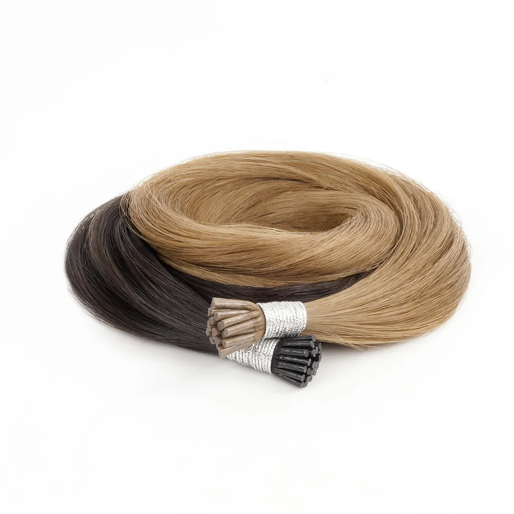 7-Star stock Full Cuticle Remy Hair wholesale I-TIP Keratin Bond Hair Extensions