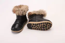 Factory direct sale Thick Warm Shoes Cotton-Padded PU  Girls Boots Boys Snow Boots Kids winter boots