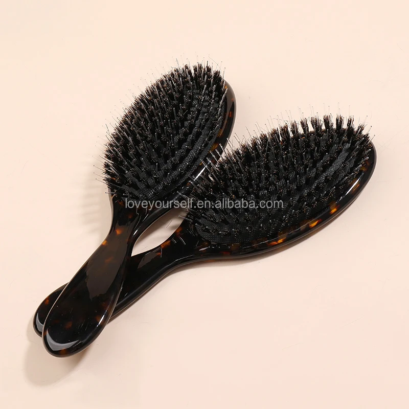 MiDairy 3D hair combs brush 10mm supper thick  cellulose acetate Massage bristle  air cushion comb