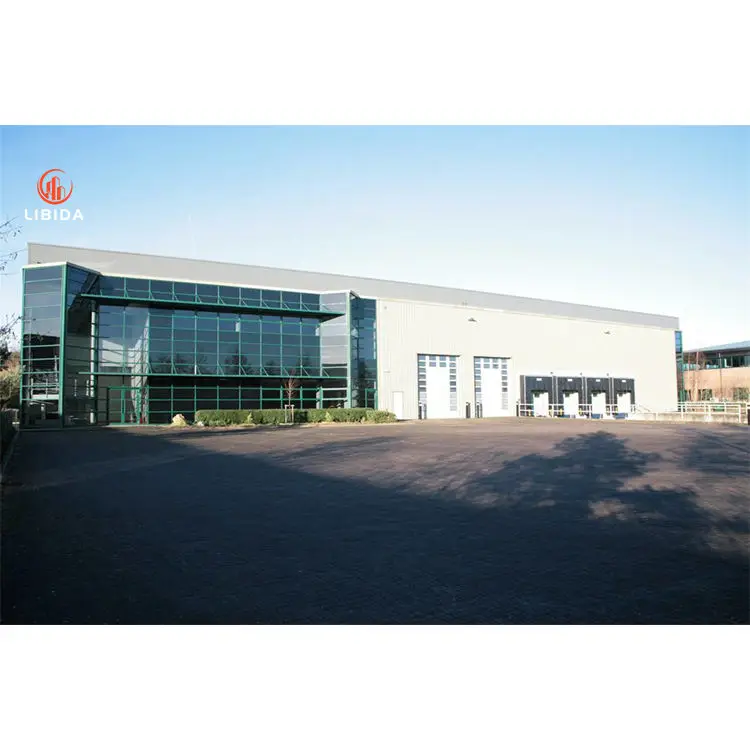 Free Drawing Plan High Quality Pre engineer Prefabricated Galvanized Steel Structural Storage Shed Building Warehouse