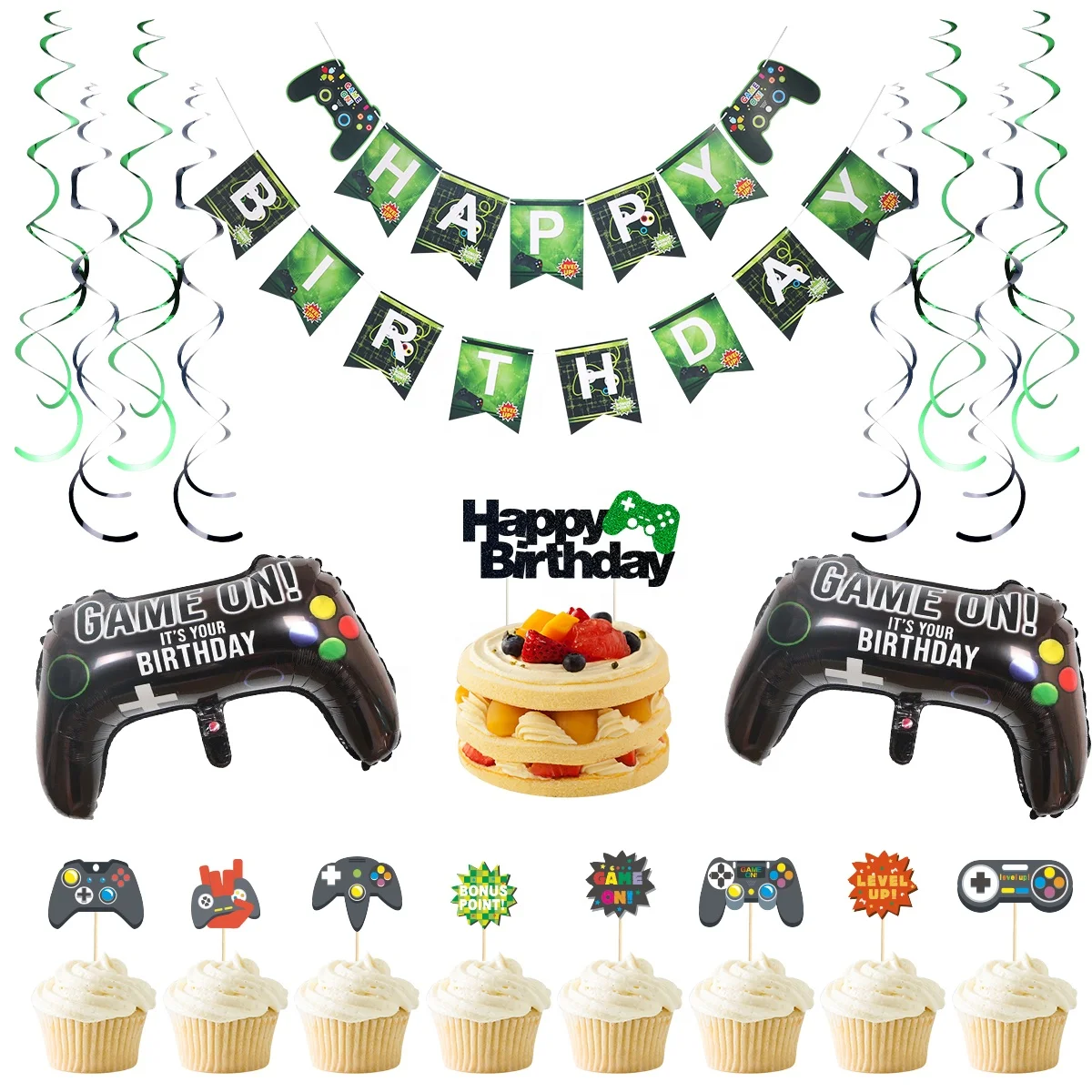 
Xiamen Stone New Original Design Video Game Party Birthday Party Supplies, Fiesta De Cumpleaos, Baby Shower Party Supplier 