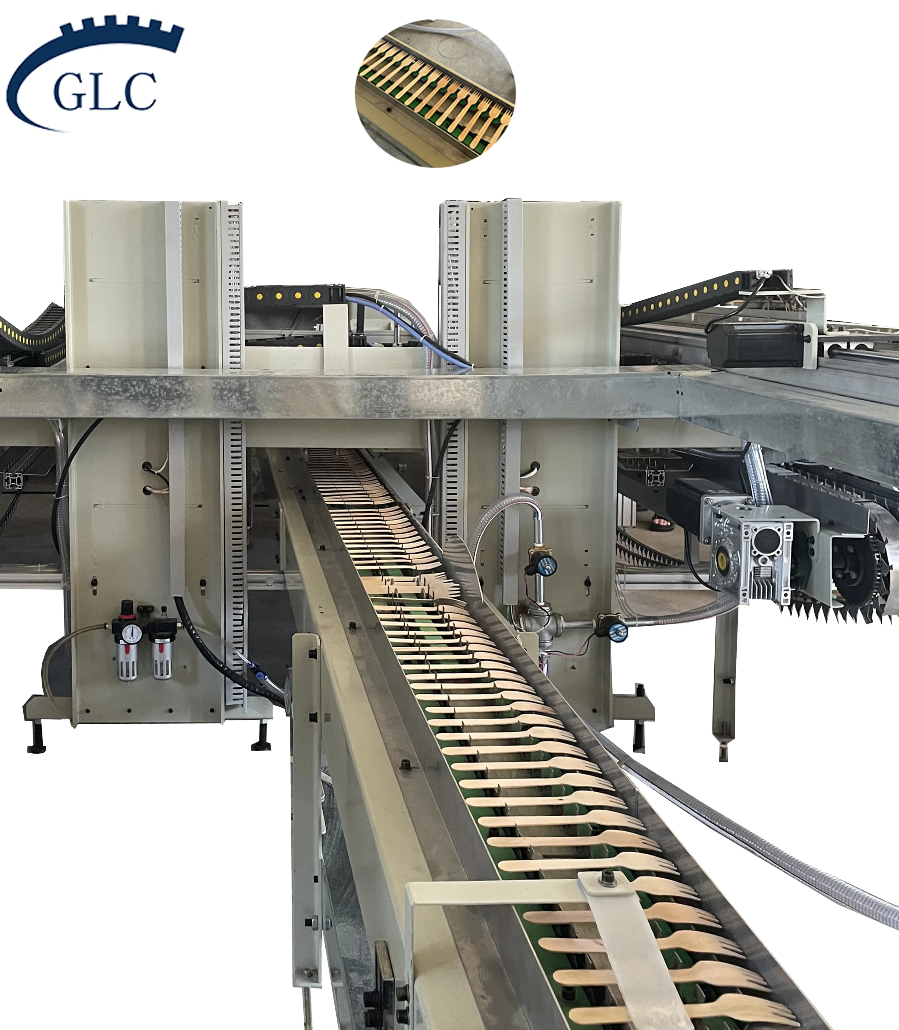 Disposable wooden knife fork spoon sets bulk tableware sets production line