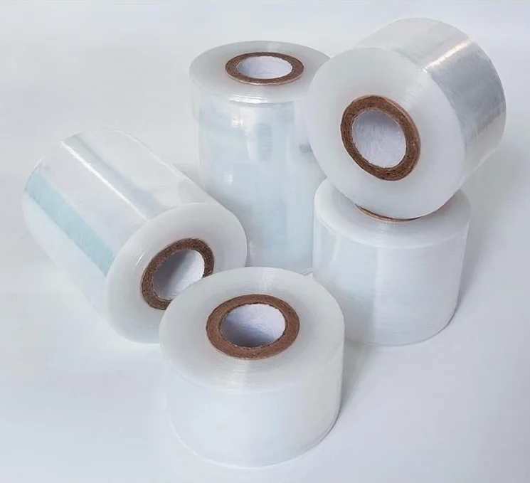 pallet strap packaging roll films LLDPE stretch film Protective  LLDPE Transparent Self-Adhesive Stretch Plastic Wrapping Film