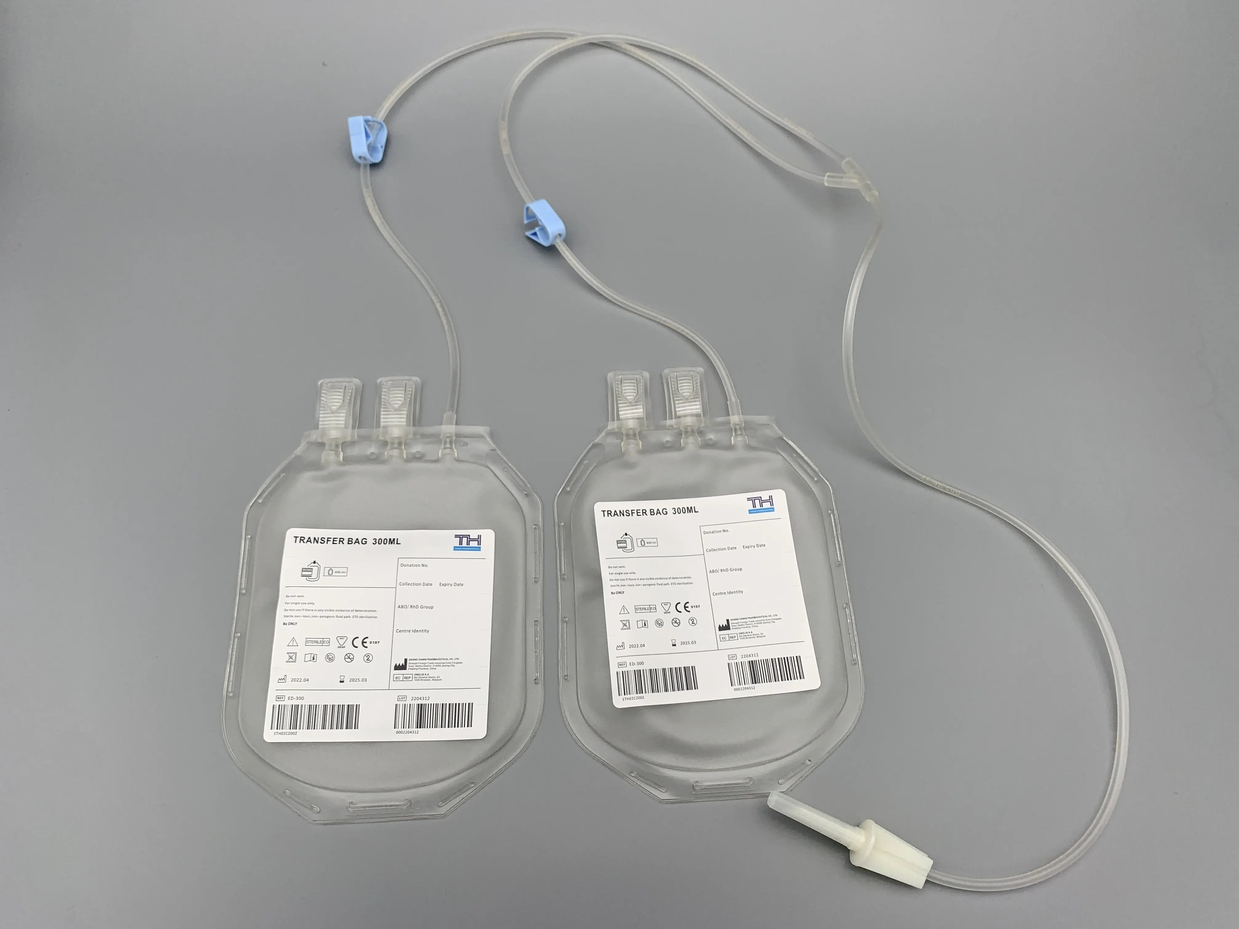 Medical Factory Directly Sale Transfer Blood Bag Single Double 150ml 300ml 600ml