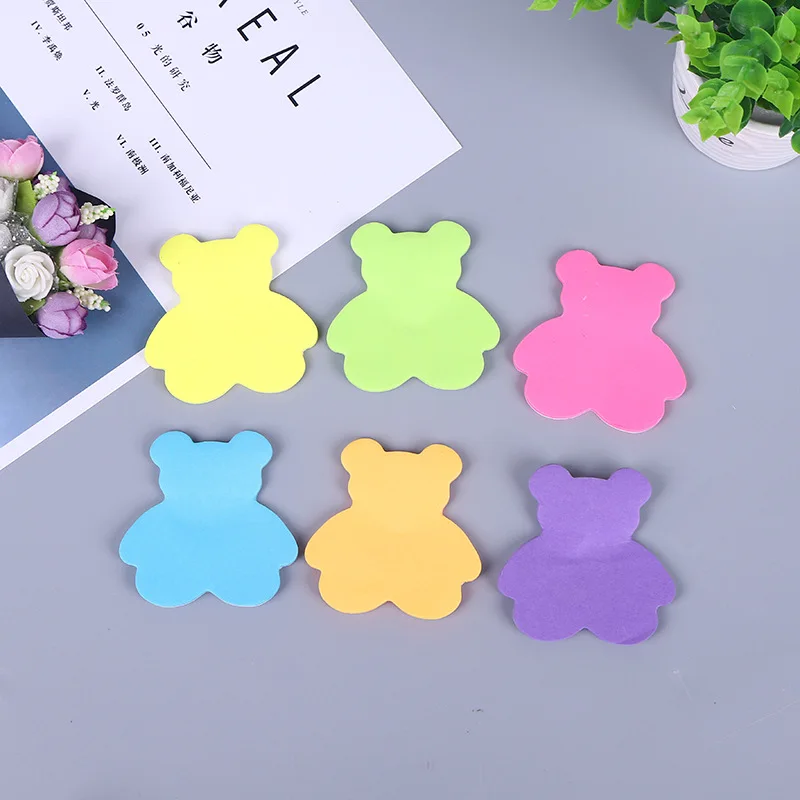 custom logo personalized kawaii cute small reusable shaped sticky notes