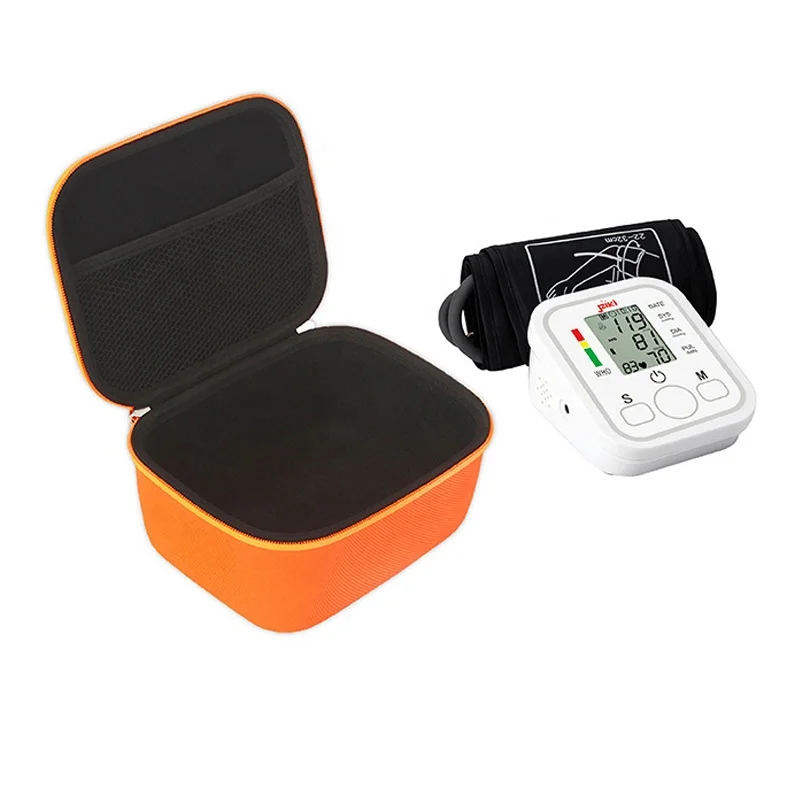 Factory custom EVA Arm Blood Pressure Monitor Case Portable Blood Pressure Monitor Storage Bag Case for Omron Arm Blood Pressure