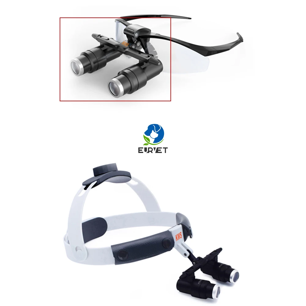 EUR VET Стоматологическая Светодиодная лупа сплюснутая медицинская хирургическая освещение для офтальмологической