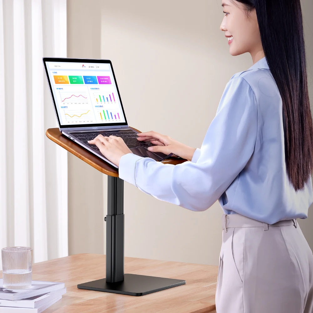 Hot Selling Height Adjustable Wooden Holder Wood Book Stand For Book Reading Folding Bookstand