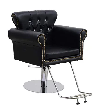 black hot sale new hydraulic salon beauty spa equipment modern styling salon haircut style chair