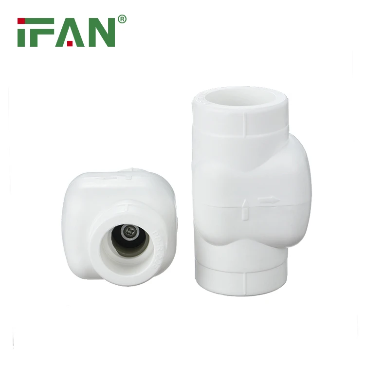 Ifan 20-32mm Ppr Non Return Valve Check Valves One Way Plastic Ozone Check Valve