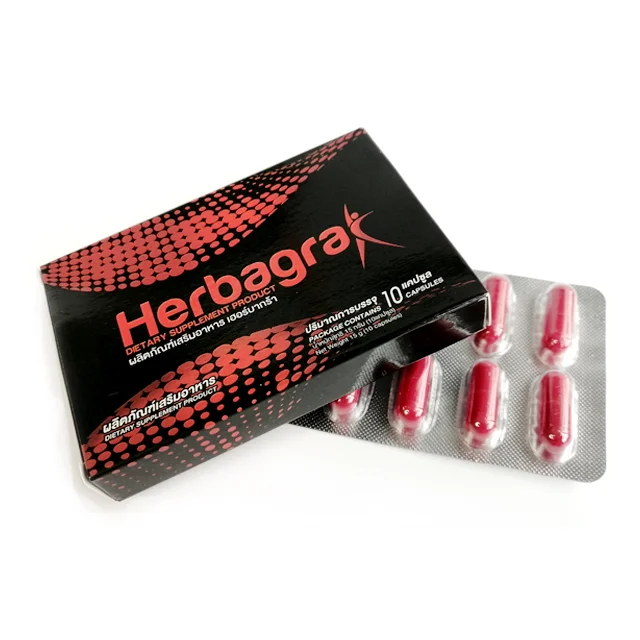 Herbagra Gold Capsule: Exclusive Brand Dietary Supplement Manufacturer 10 Capsules Per Box