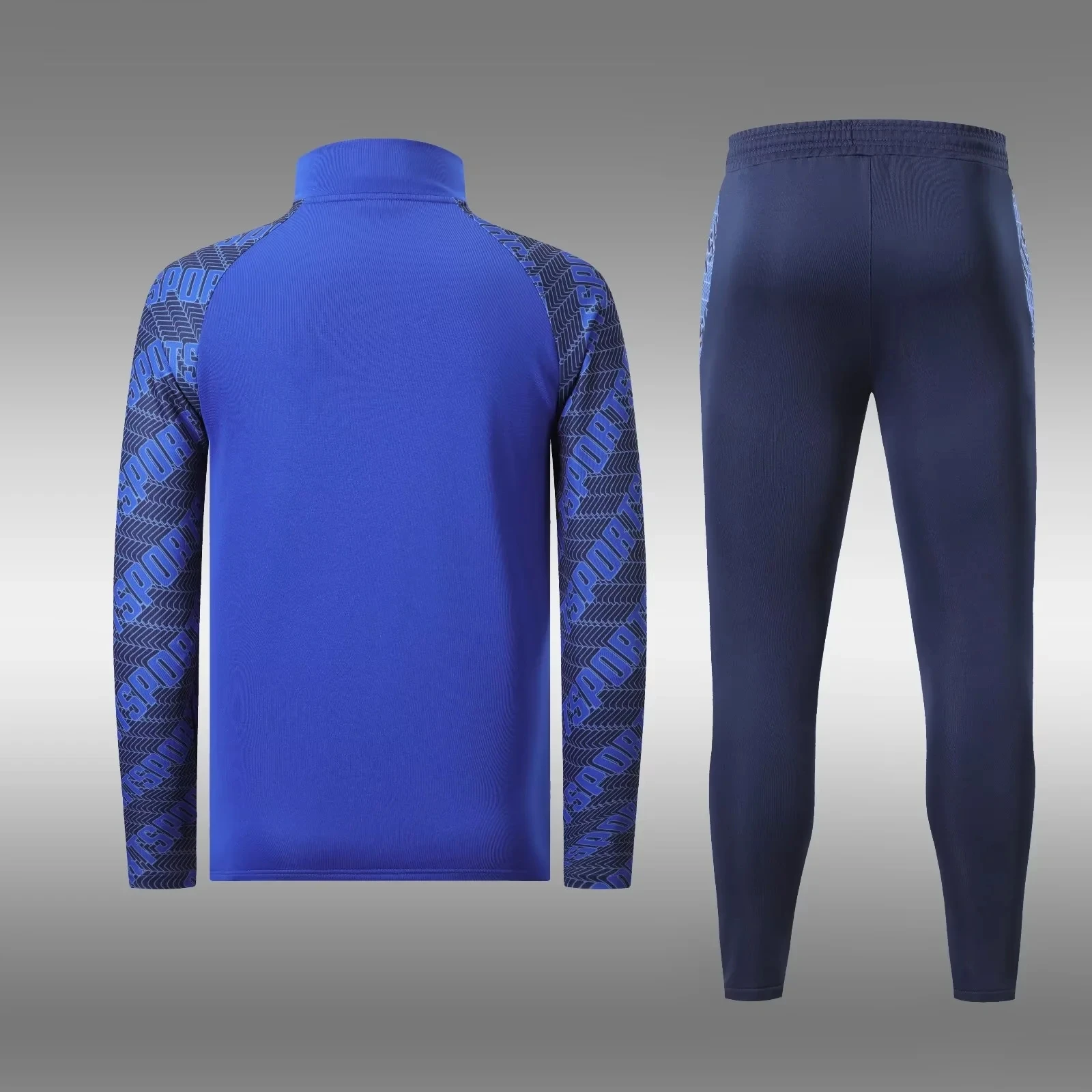 23-24 New Arrival Half Zipper Mens Soccer Tracksuit Thai Quality Long Sleeves Football Training Jacket Suits