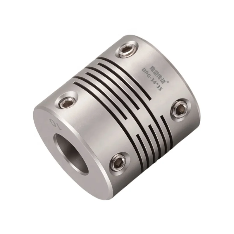 New Product DPG Flexible Stainless Steel Shaft Couplings Stainless Steel Shaft Couplings Stainless Steel  Parallel Wire Clamping
