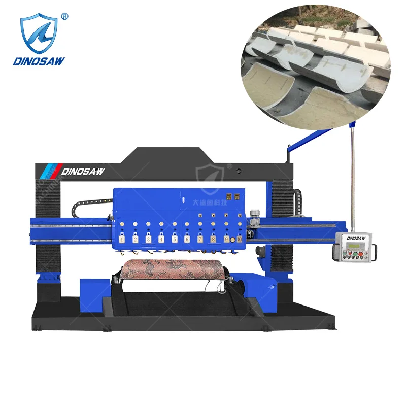 Granite Automatic Polishing Machine High Precision Automatic Marble Polishing  Stone Arc Slab Polishing Machine for Sale