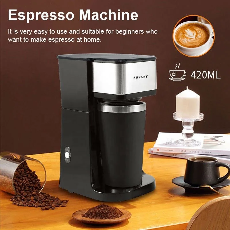 Wholesale Factory Portable Mini Electric Espresso Turkish K-Mini Single Serve Coffee Maker For Camping And Travel