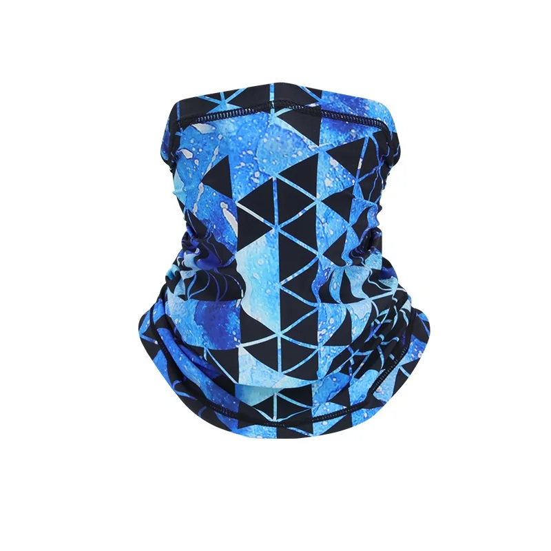Design red black solid color custom Breathable Bandanas Scarf Neck Gaiter Face Cover Balaclava Headwear UV Protection
