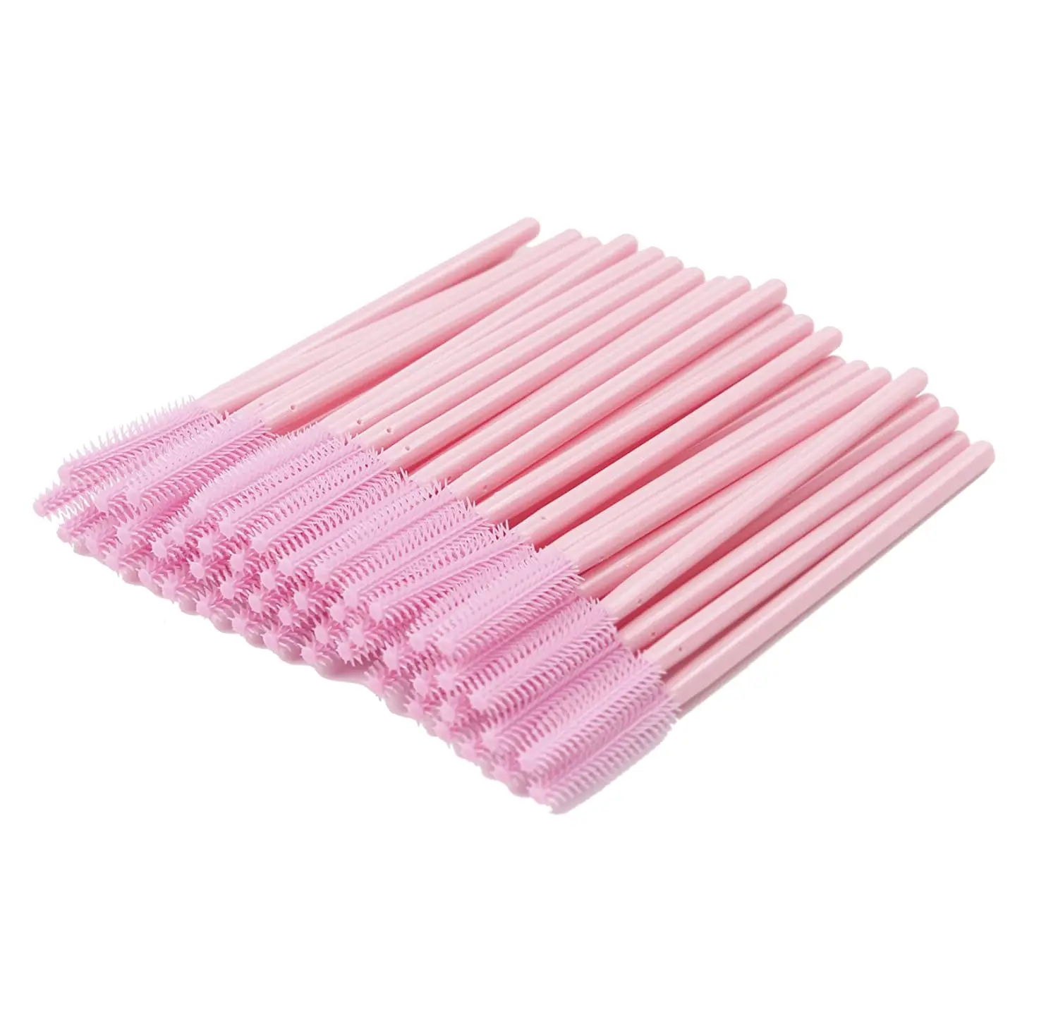 Factory Price Silicon Lash Spoolies Disposable Silicone Head Mascara Wands