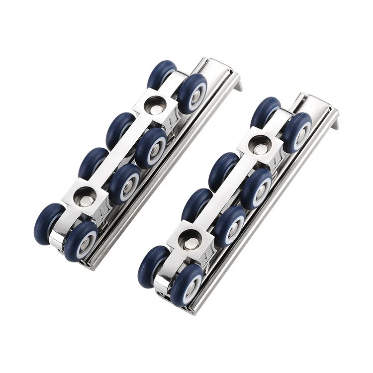 Alloy heavy-duty suspended wooden door sliding door roller kitchen hanging wheel silent pulley