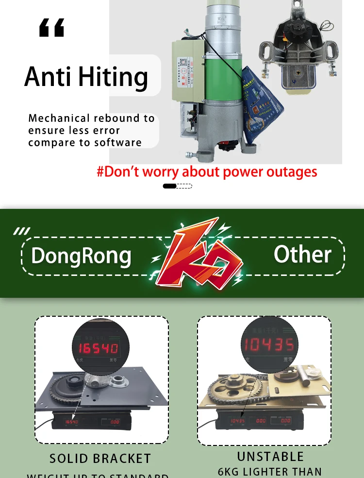 rolling door central motor