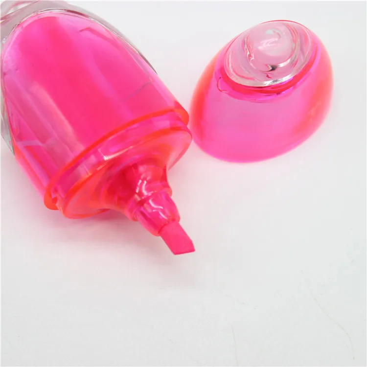 pink pens custom logo highlighter marker mini pen