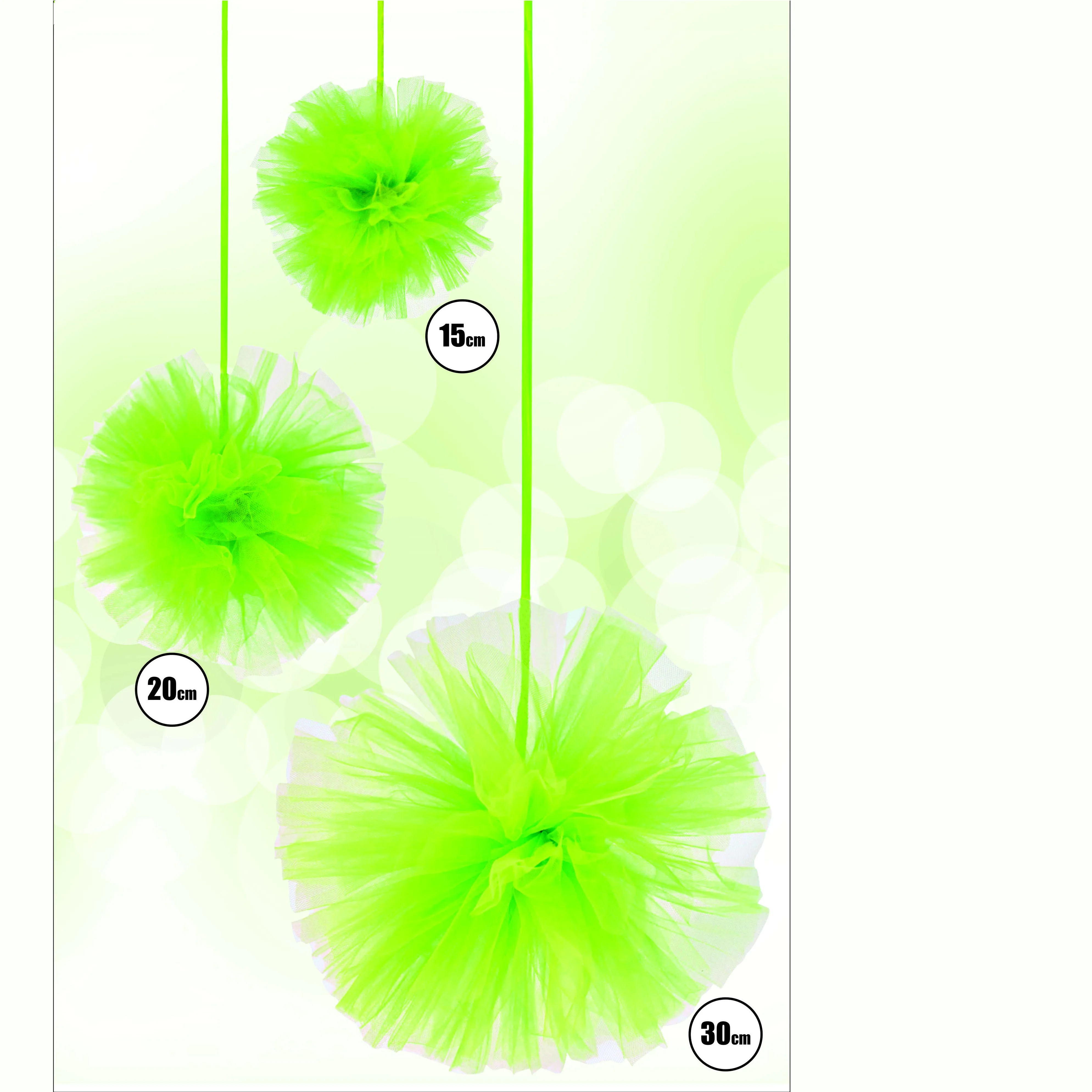 Best Sale Classy wedding decoration gauze ball birthday party wall hanging Yarn Ball Ornaments