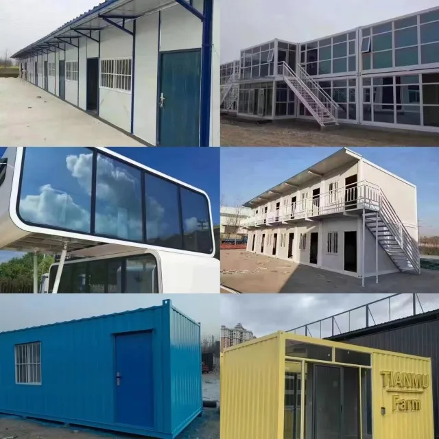 Custom Made Modern Designs Luxury Modular Flat Pack Container Houses Industrial Prefabricated Homes