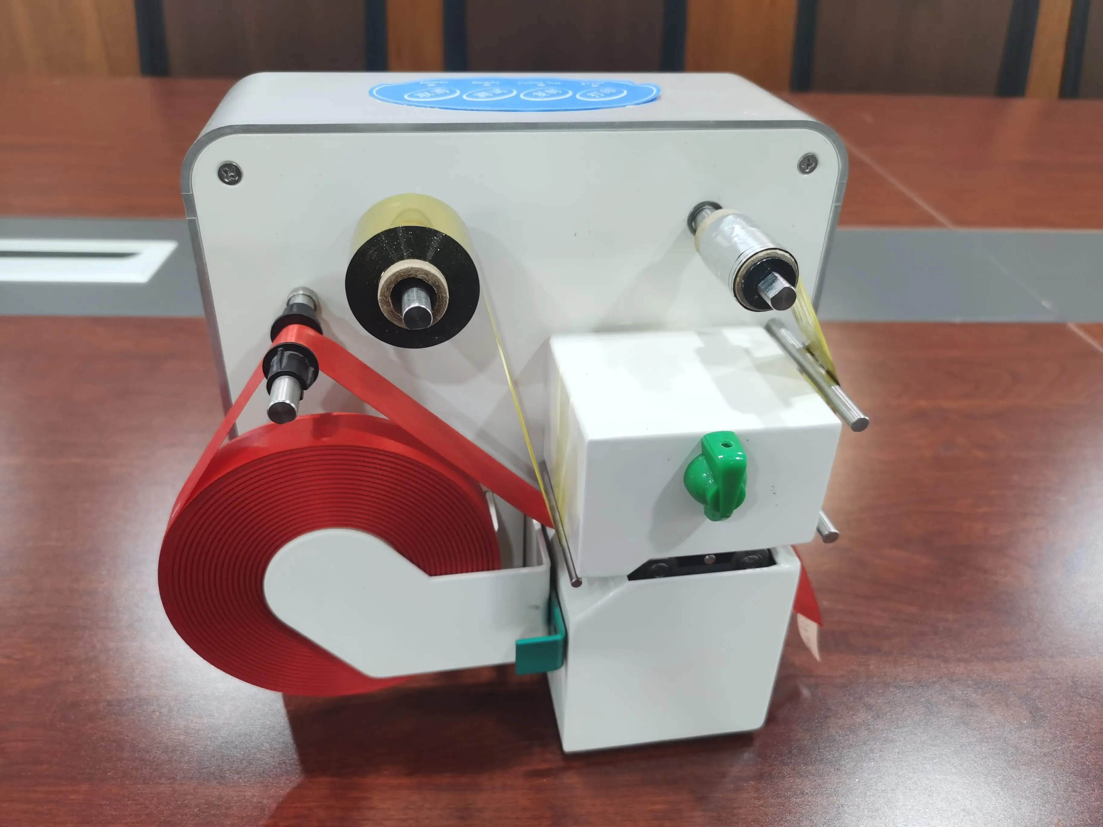 R320 Ribbon Printing Machine Electric Ribbon Foil Stamping Machine Desktop Digital Gold Ribbon Foil Printer