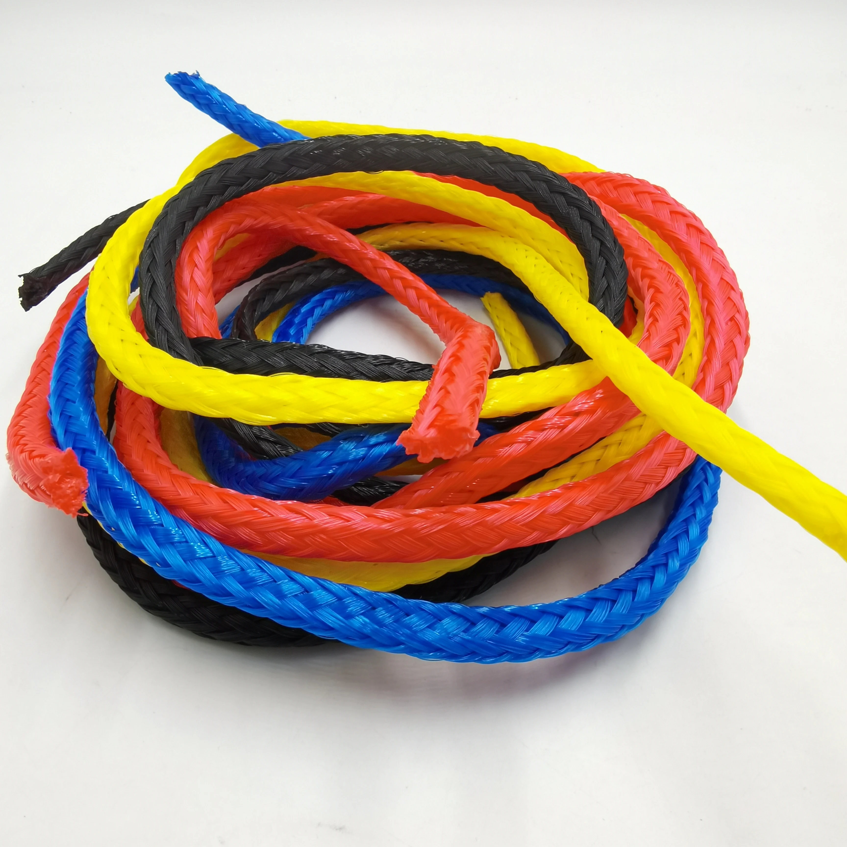 UV Resistance 10mm/12mm/16mm PE Polyethylene Hollow Braided 16 Strand Rope For Fishing/Farming With High Breaking Load