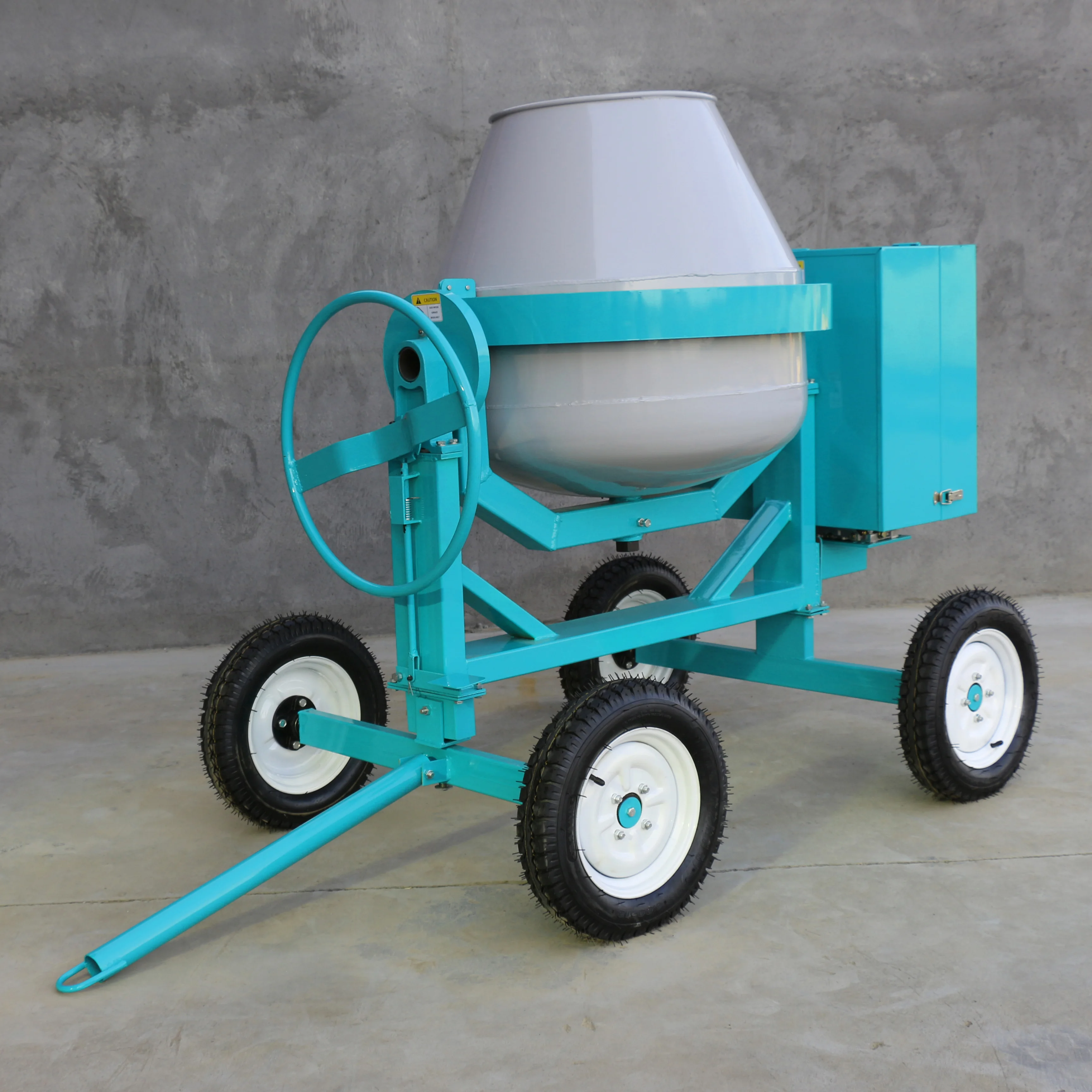 China Factory Portable Diesel Small Concrete Mixer / 400L 350L 500L Diesel Engine Concrete Mixer Machine with Pump