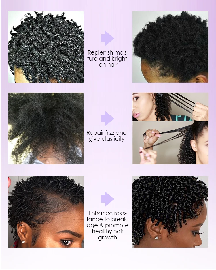 No Paraben Coils Shea Butter Hair Shampoo Set Natural Hair Care Products Hair Weave Shampoo No Brand