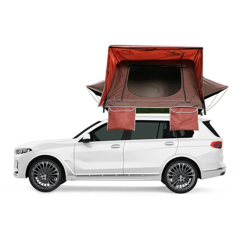 
2021 Hot sale 3-4 people Hard Shell Car Roof Top Tent Folding Camping Truck Rooftop Tent for SUV 