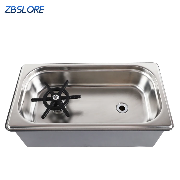 Cup Rinser Sink Chrome Beer Desktop  Bar Accessories Stainless Steel Cup Jar Bottle Rinser