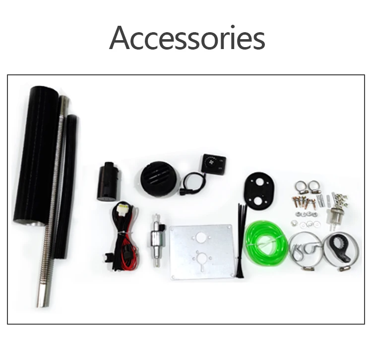 OkyRie Remote Control 24V 12V 5KW Diesel Water Parking Heater Of Truck Motor Boat RV Diesel Fuel Parking Heater