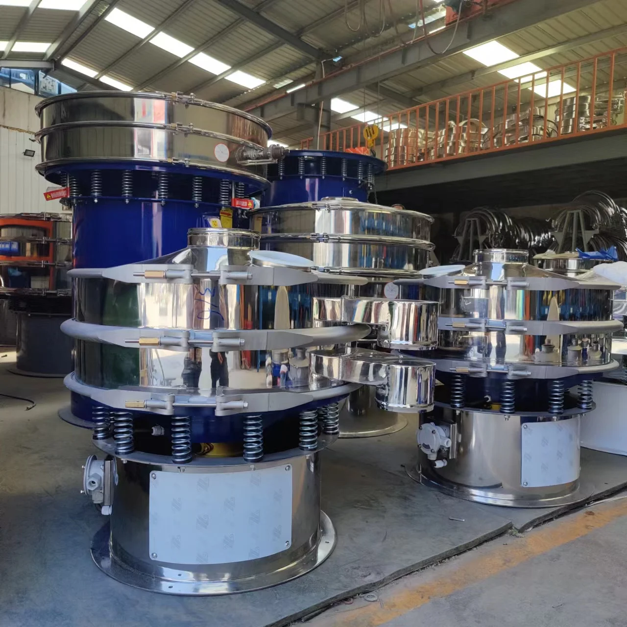 mobile powder sugar gold sand round vibrating screen  2yk1548